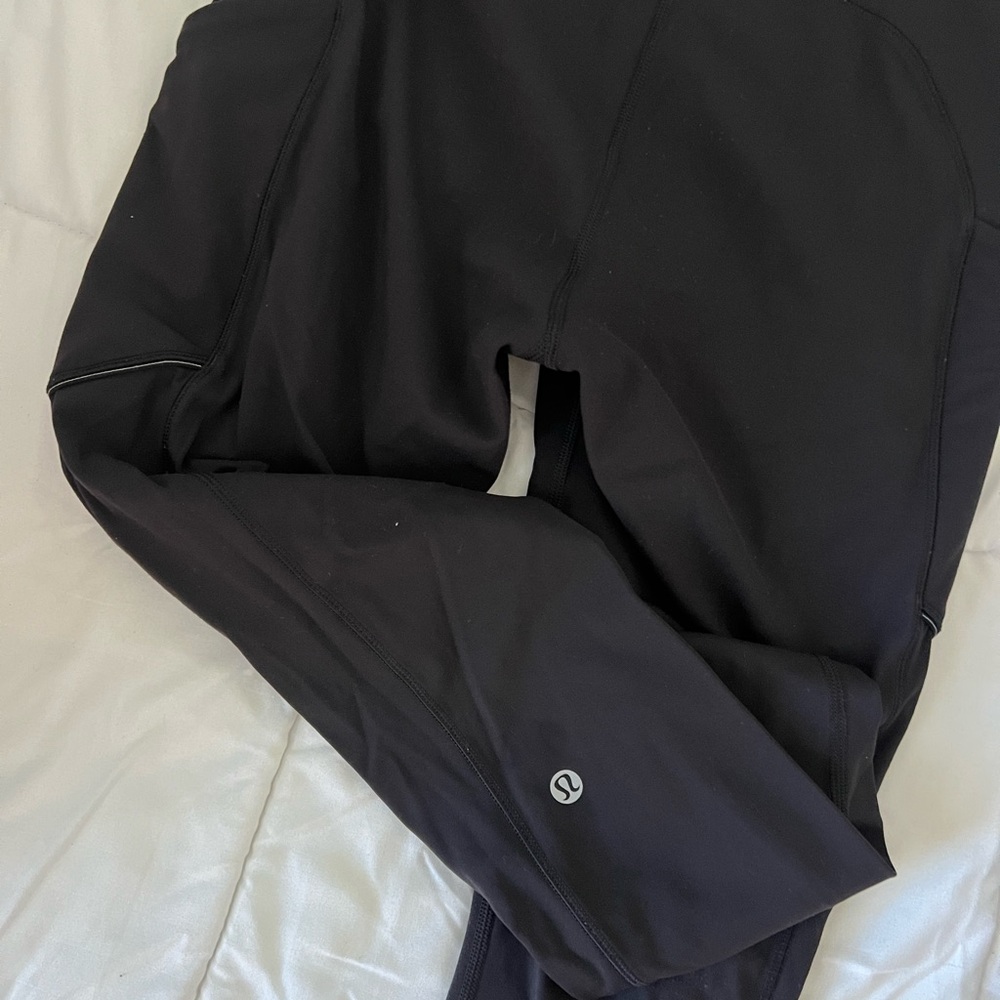 Lululemon Black Speed up running Leggings
